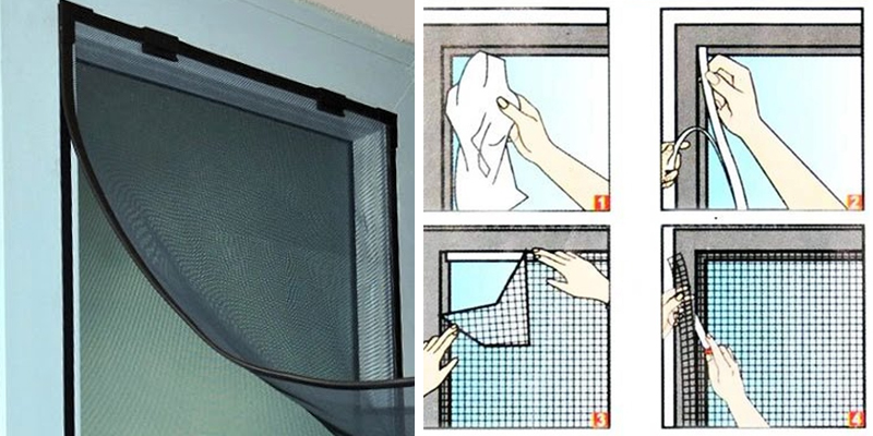 Cách ngăn muỗi vào nhà